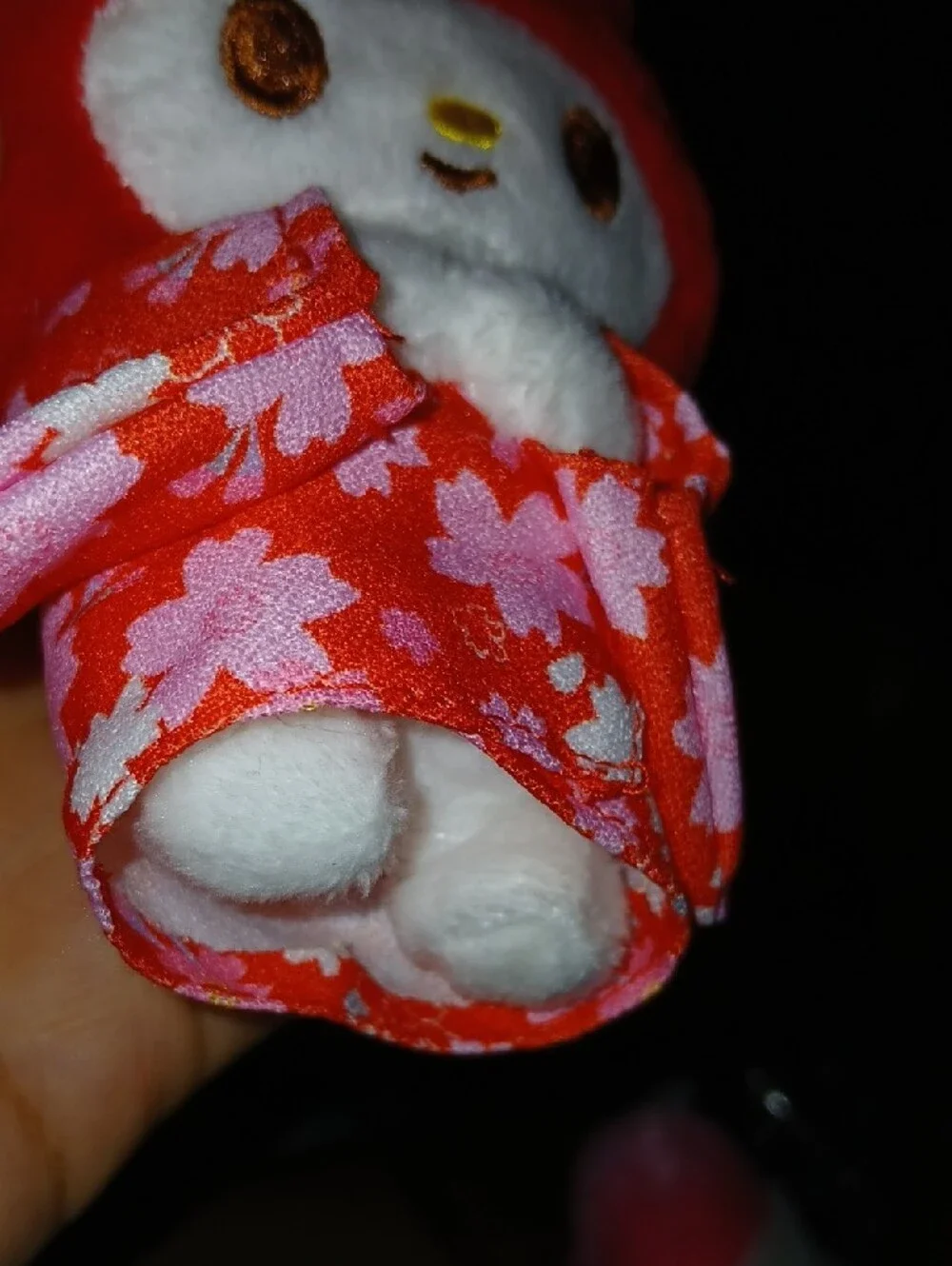 Sanrio #MyMelody Red and White Plush #keychain